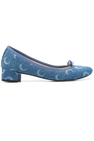 Blue denim Camille pumps MARINE SERRE | WFW052ACDEN0002BL05